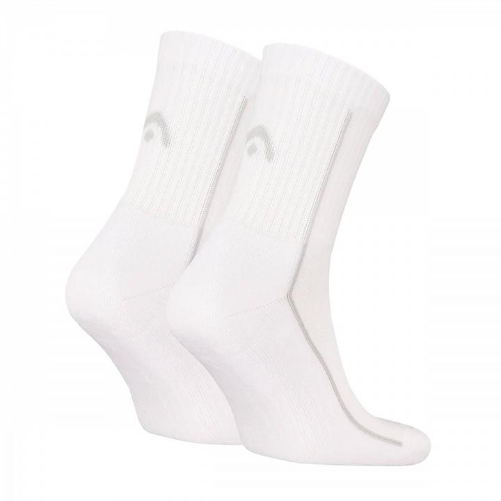 Head Tennis Performance Short Crew Socks 2P White